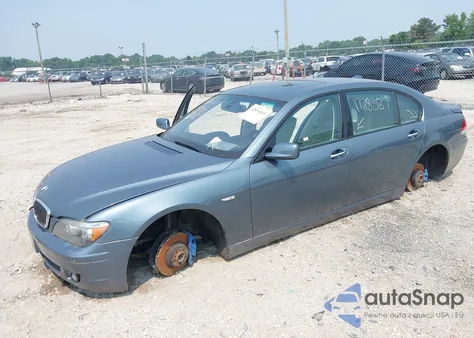 2007 BMW 750Li z USA, uszkodzony, nr VIN WBAHN83567DT69746